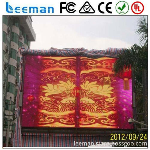 triangle road signs led screen p6 10mm smd indoor led screen